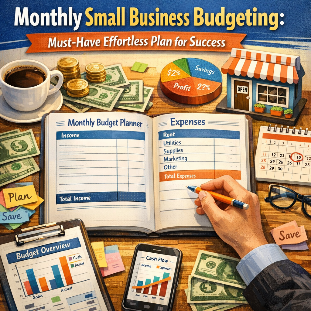 Illustration of Monthly Small Business Budgeting: Must-Have Effortless Plan for Success