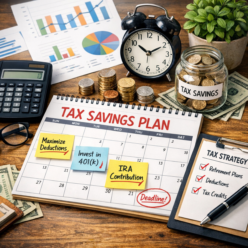 Illustration of Monthly Tax Saving Tips: Must-Have Plan for Effortless Savings