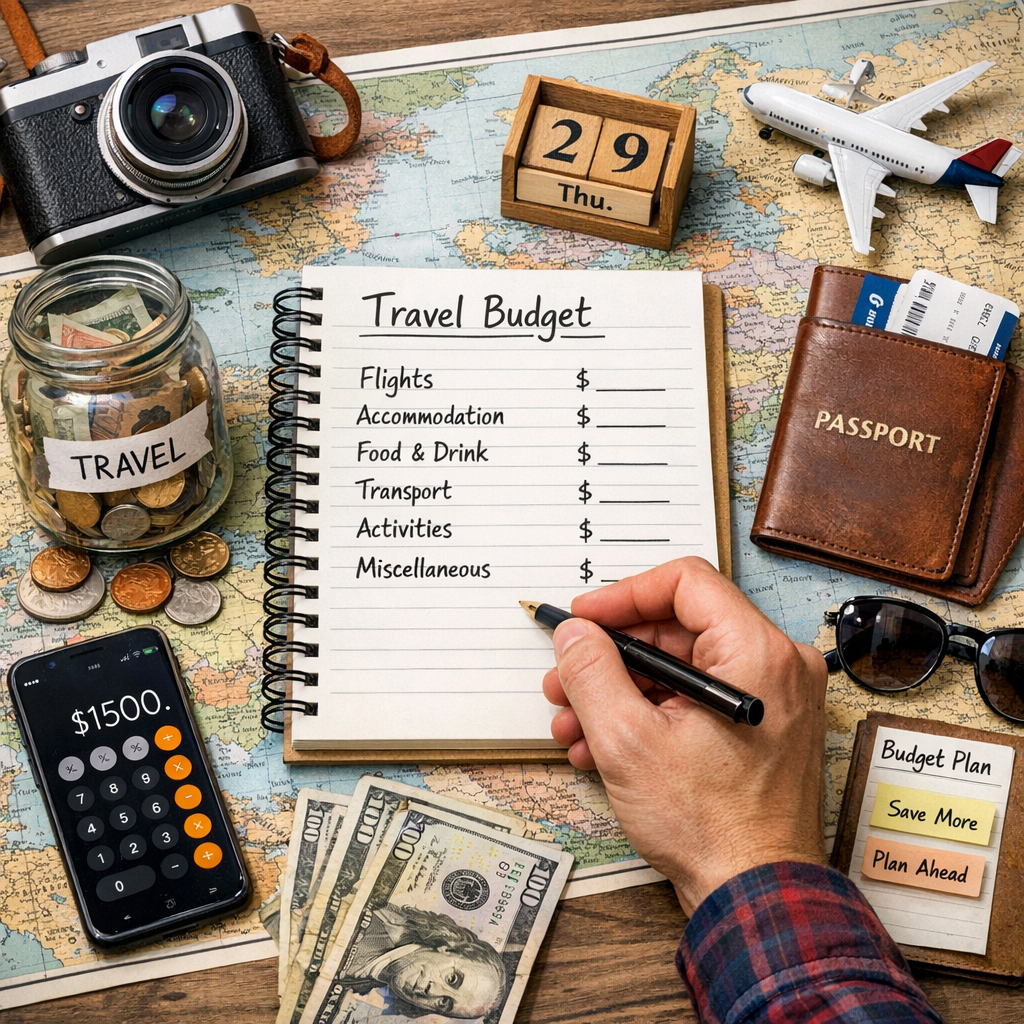Illustration of Monthly Travel Budgeting: Must-Have Plan for Effortless Trips