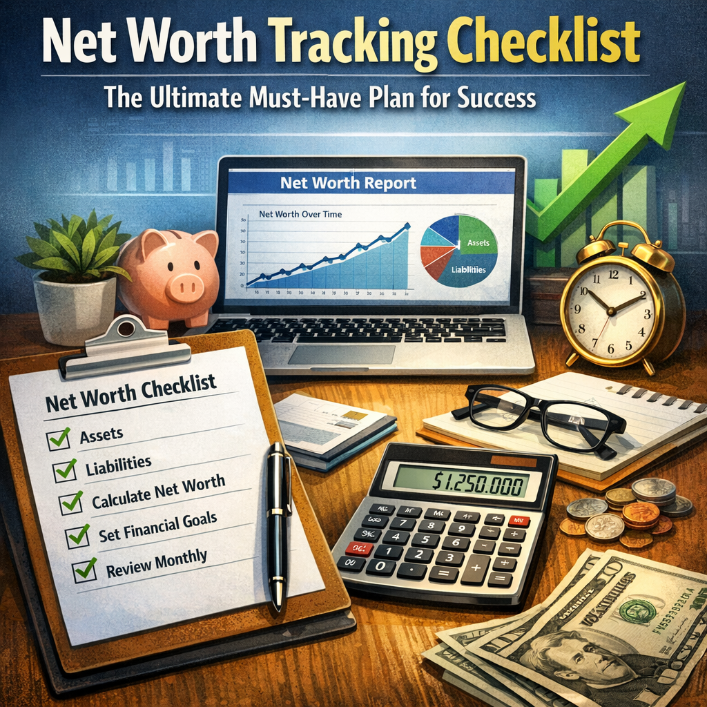 Illustration of Net Worth Tracking Checklist: The Ultimate Must-Have Plan for Success