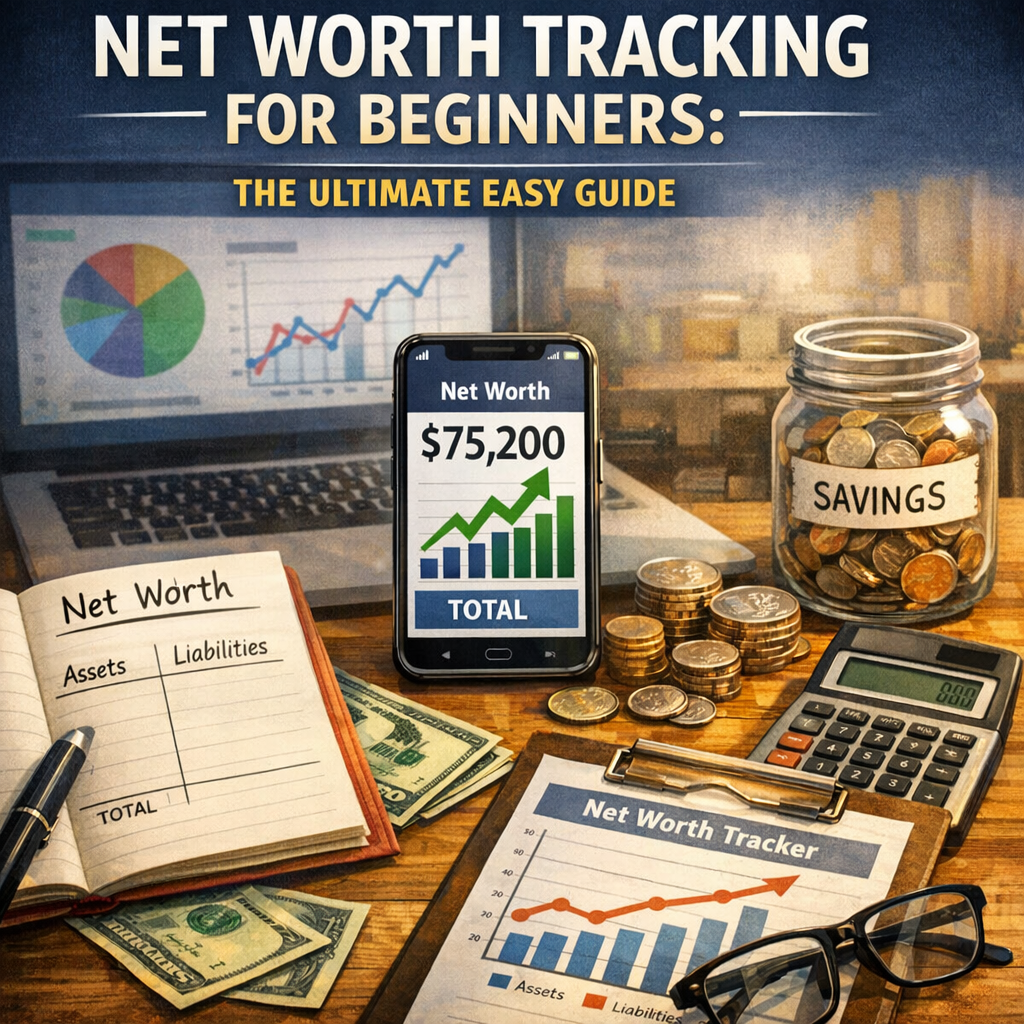 Illustration of Net Worth Tracking for Beginners: The Ultimate Easy Guide