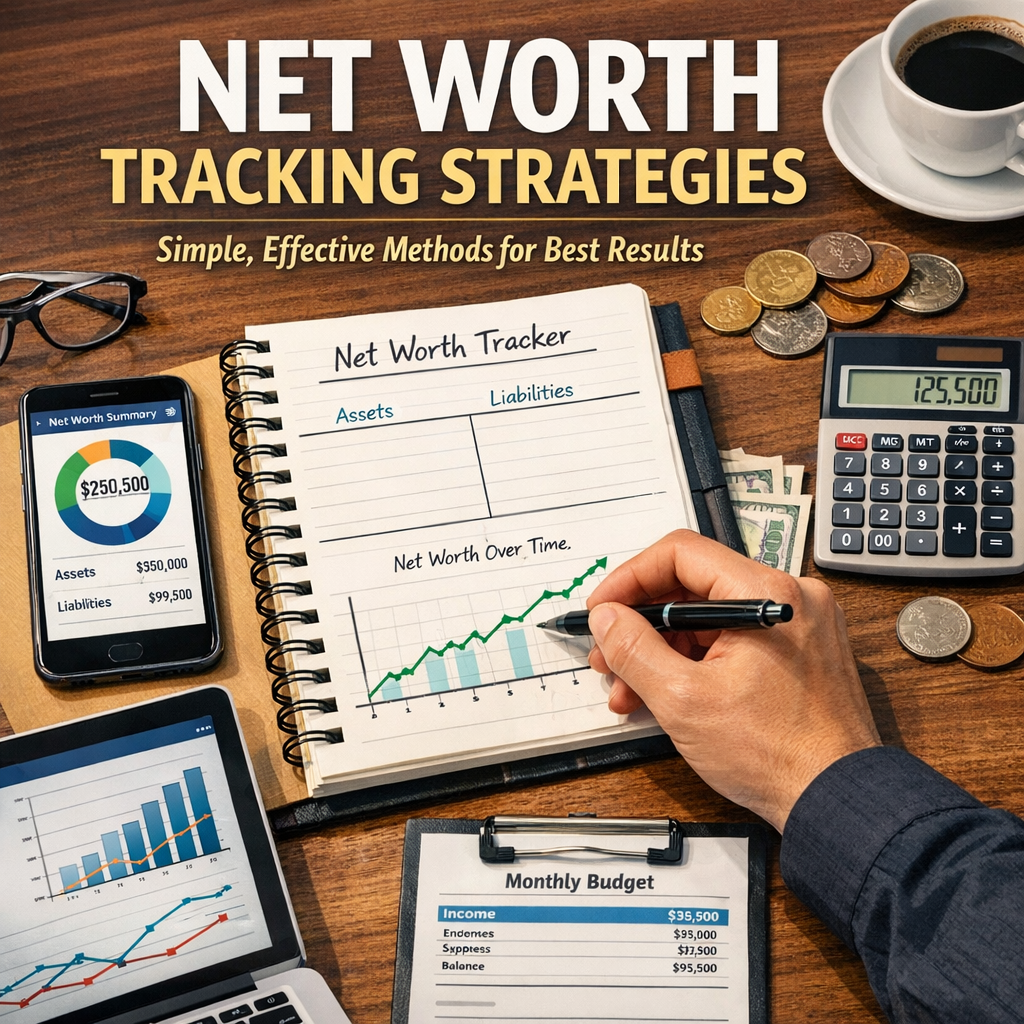 Illustration of Net Worth Tracking Strategies: Simple, Effective Methods for Best Results