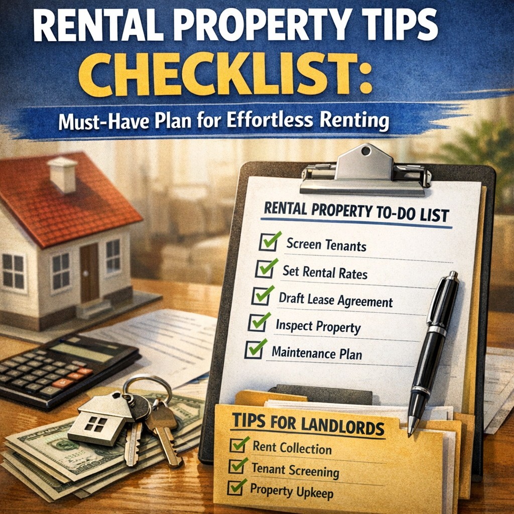 Illustration of Rental Property Tips Checklist: Must-Have Plan for Effortless Renting