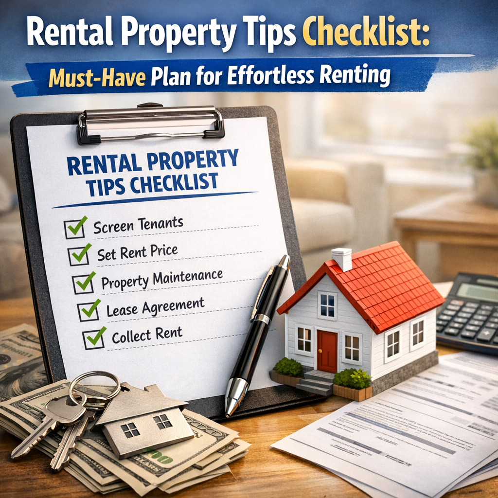 Illustration of Rental Property Tips Checklist: Must-Have Plan for Effortless Renting