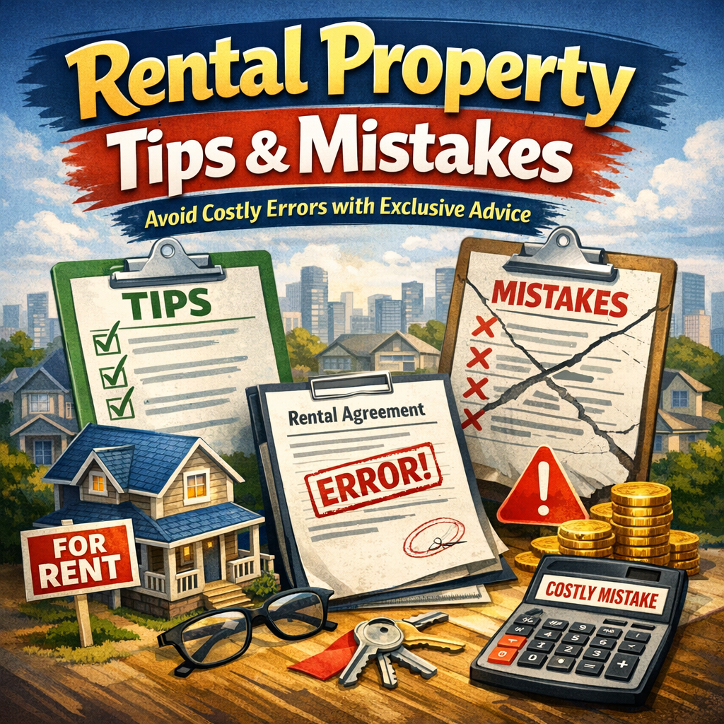 Illustration of Rental Property Tips Mistakes: Avoid Costly Errors with Exclusive Advice