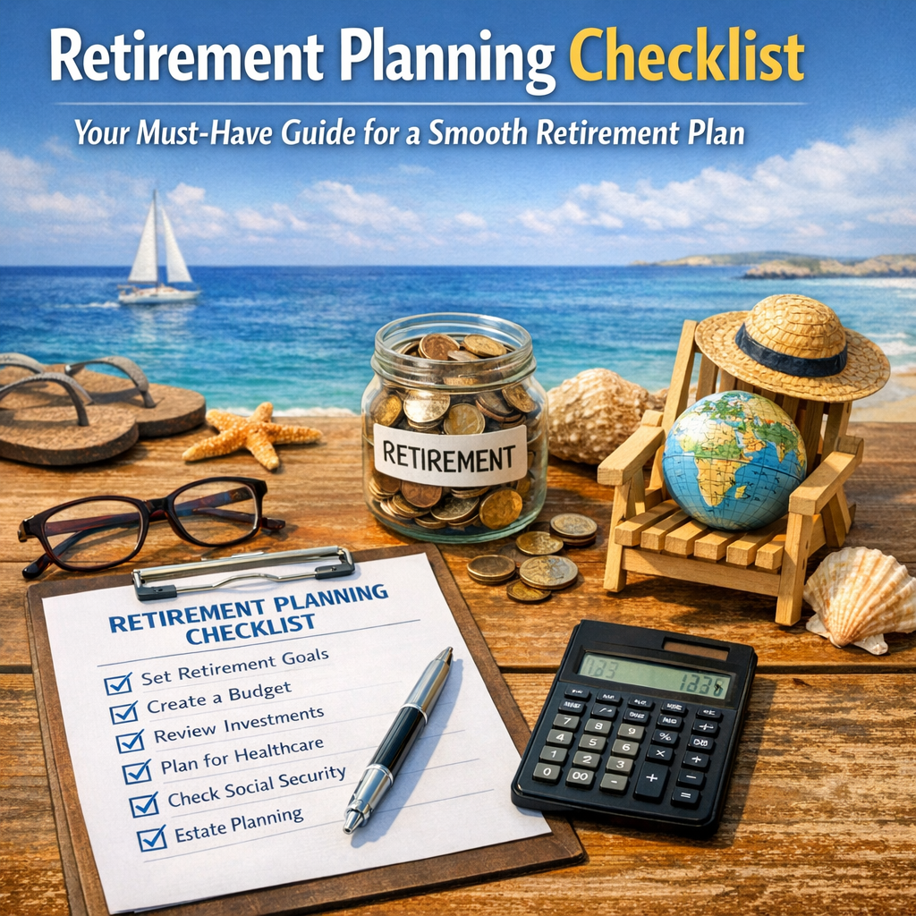Illustration of Retirement Planning Checklist: Your Must-Have Guide for a Smooth Retirement Plan