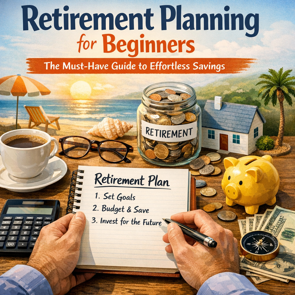 Illustration of Retirement Planning for Beginners: The Must-Have Guide to Effortless Savings