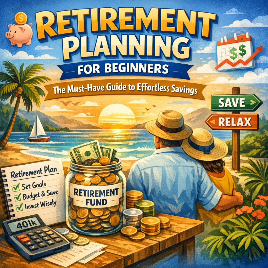 Illustration of Retirement Planning for Beginners: The Must-Have Guide to Effortless Savings