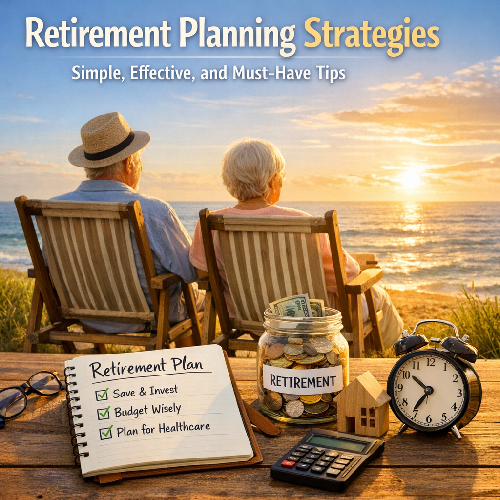 Illustration of Retirement Planning Strategies: Simple, Effective, and Must-Have Tips