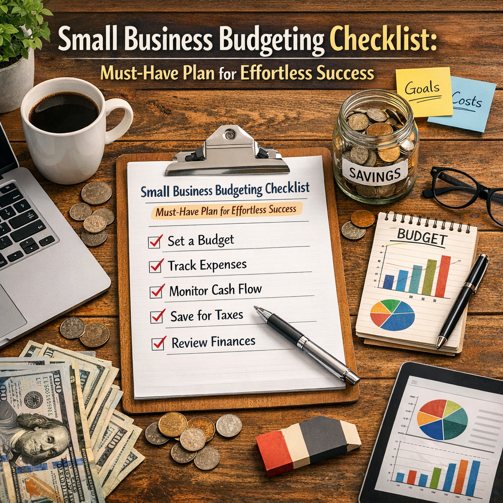 Illustration of Small Business Budgeting Checklist: Must-Have Plan for Effortless Success