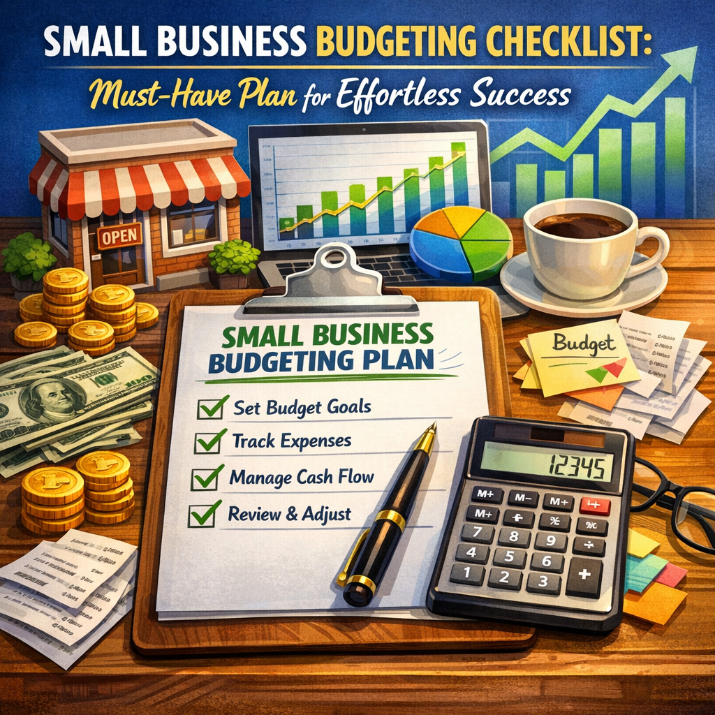 Illustration of Small Business Budgeting Checklist: Must-Have Plan for Effortless Success