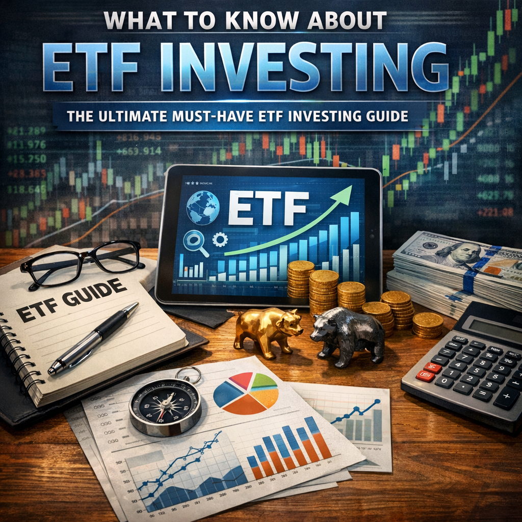 Illustration of What to Know About ETF Investing: The Ultimate Must-Have ETF Investing Guide