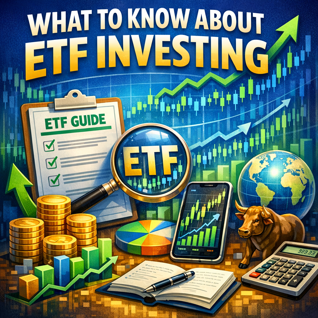 Illustration of What to Know About ETF Investing: The Ultimate Must-Have ETF Investing Guide