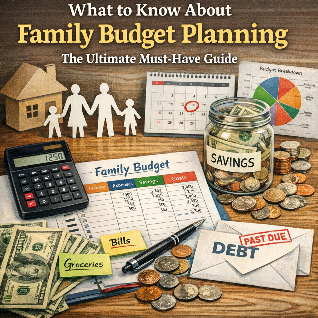 Illustration of What to Know About Family Budget Planning: The Ultimate Must-Have Guide