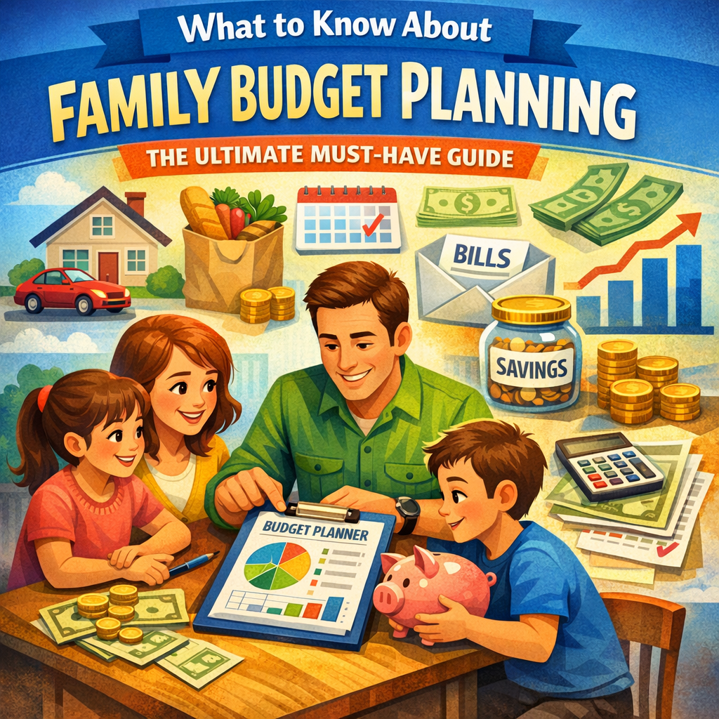Illustration of What to Know About Family Budget Planning: The Ultimate Must-Have Guide
