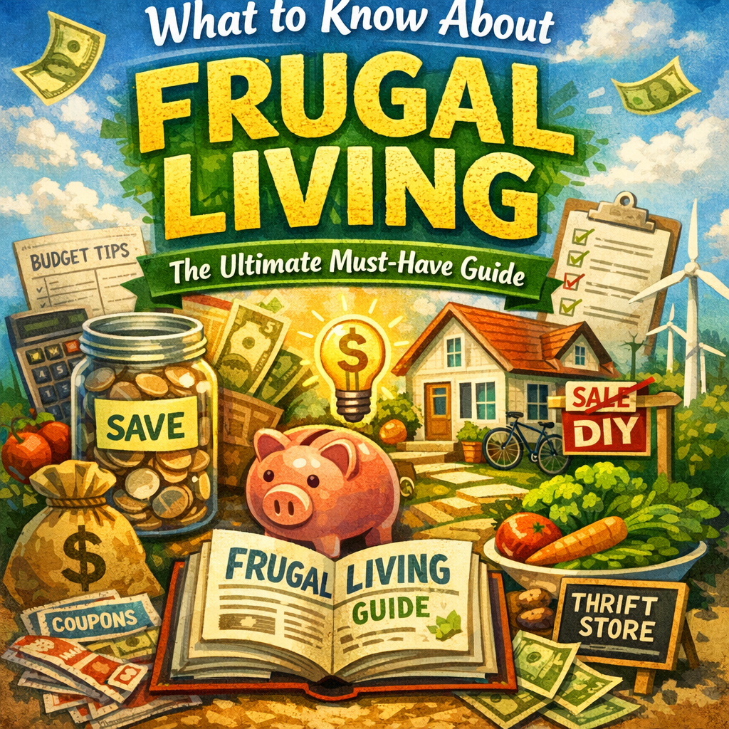 Illustration of What to Know About Frugal Living: The Ultimate Must-Have Guide