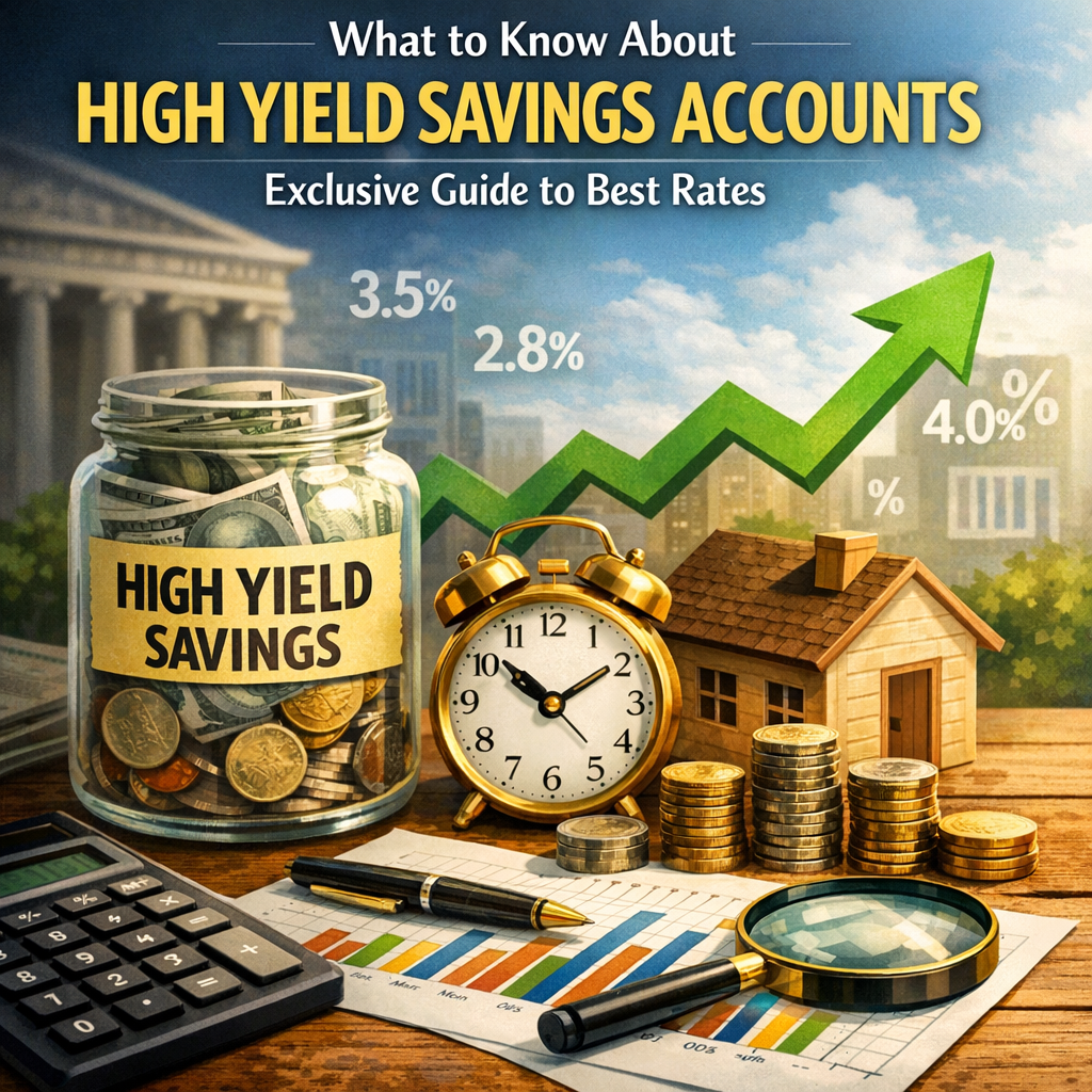 Illustration of What to Know About High Yield Savings Accounts: Exclusive Guide to Best Rates