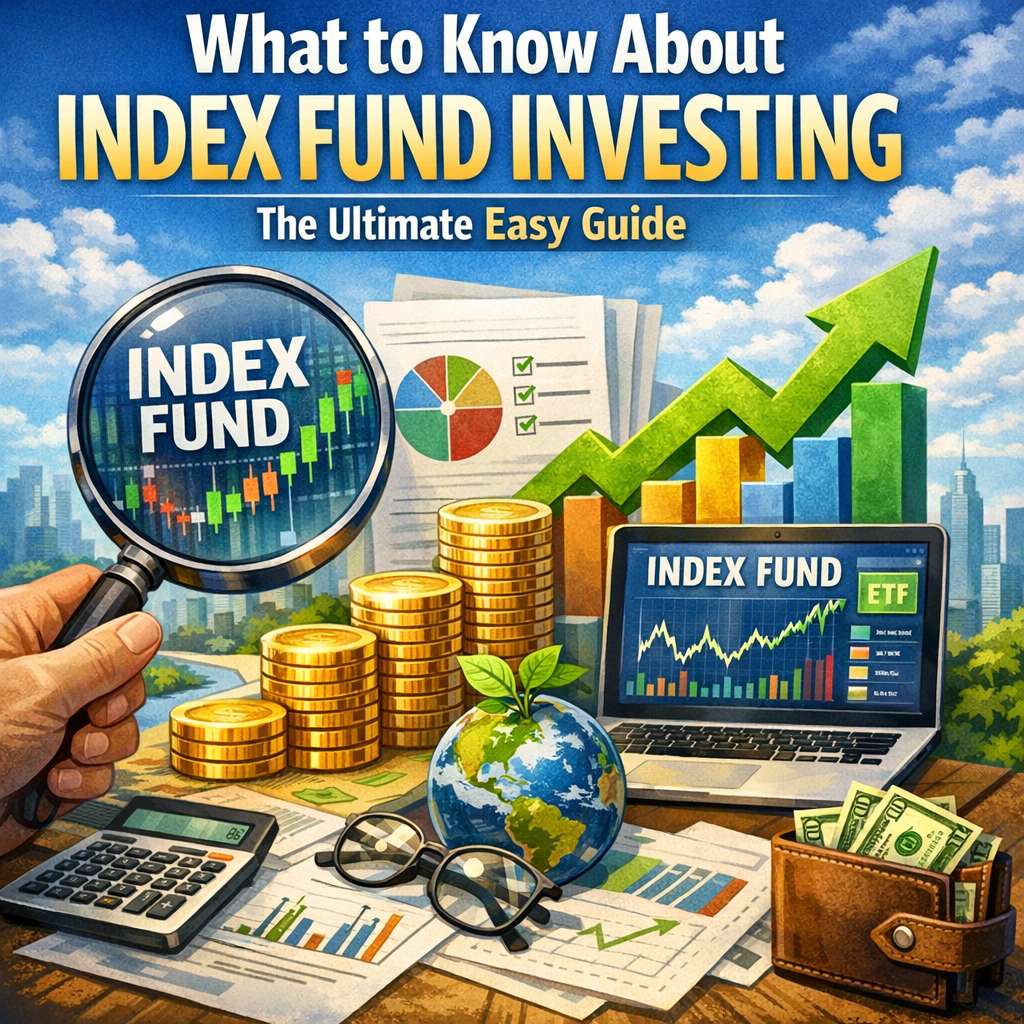 Illustration of What to Know About Index Fund Investing: The Ultimate Easy Guide