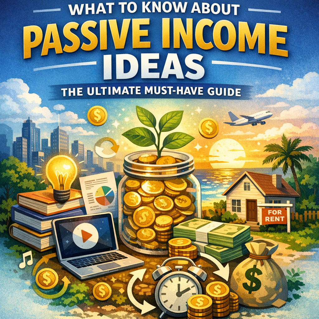 Illustration of What to Know About Passive Income Ideas: The Ultimate Must-Have Guide