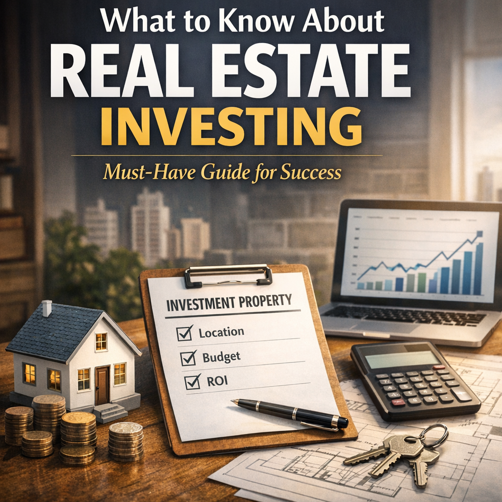 Illustration of What to Know About Real Estate Investing: Must-Have Guide for Success