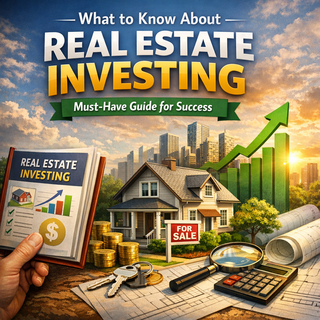 Illustration of What to Know About Real Estate Investing: Must-Have Guide for Success