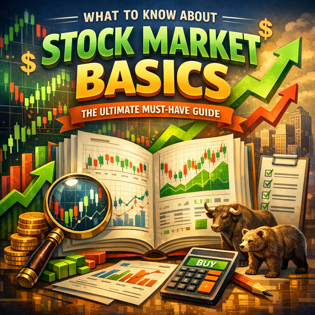 Illustration of What to Know About Stock Market Basics: The Ultimate Must-Have Guide